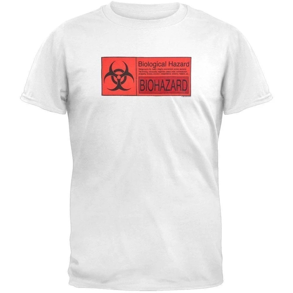 Vintage Deadstock 2002 Biohazard Graphic T-Shirt Size XL